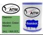 Preview: Daewoo, Modern Green Metallic, 34U / WA157L: 500ml Lackdose, von ATW Autoteile West.